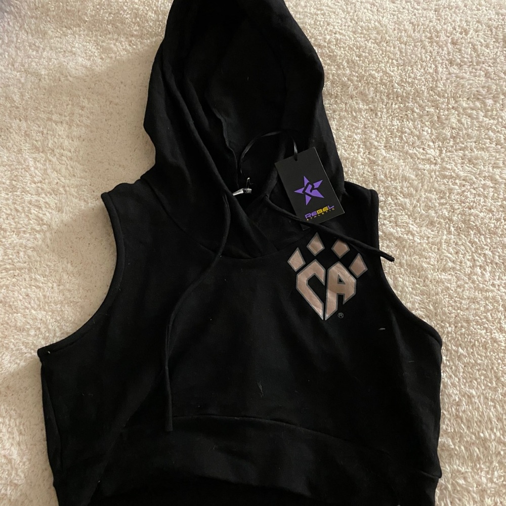 Rebel/Cheer Athletics cropped hoodie